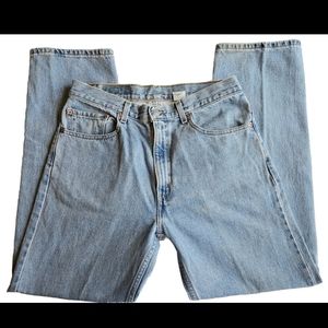 Levi's 505 Vintage 100% Cotton Straight Leg Regular Fit Denim Jean Y2K 34x30